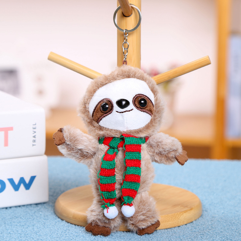 ぼんやりと萌えた木の怠惰なペンダントの森の動物の子供のぬいぐるみのキーホルダーのカップルのかばんの装飾の屋台の置物の卸売り|undefined