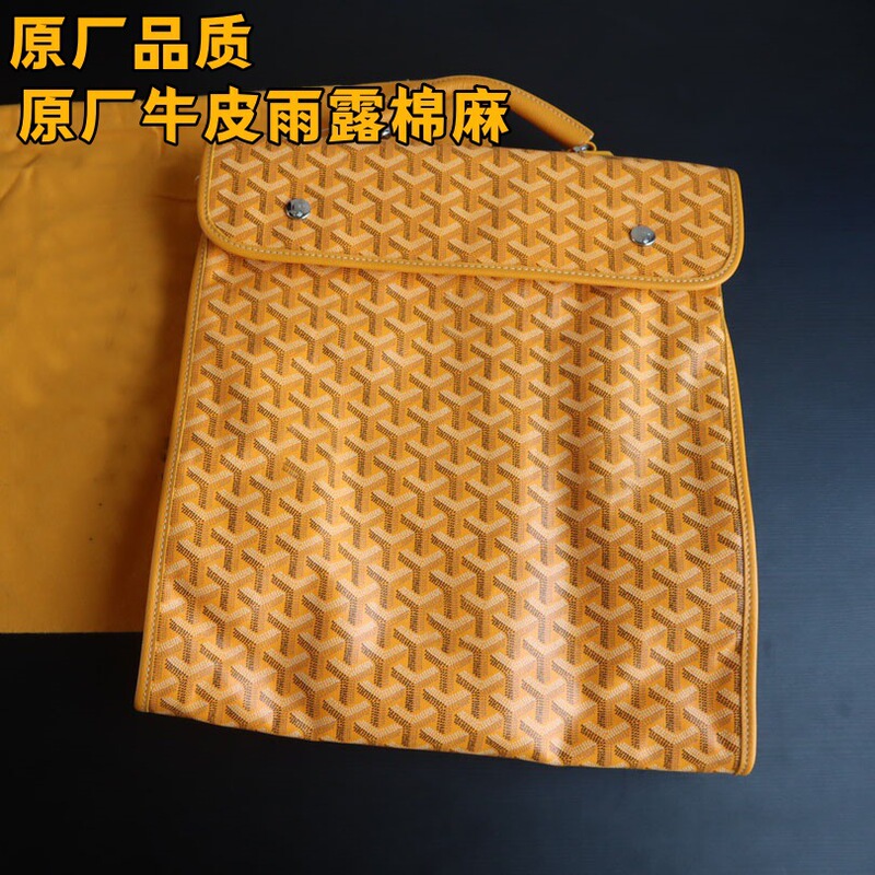 2024 Goya goyard dog tooth backpack men and women folding travel backpack large capacity school bag commuter travel bag