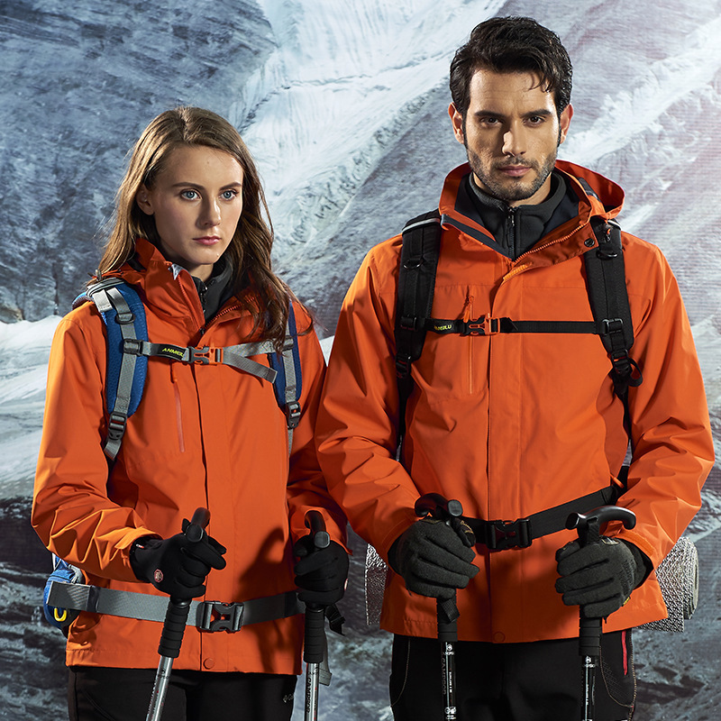 Mountaineering Pizex Triple Removable Fleece Internal bile coat Windbreak outdoors keep warm logo