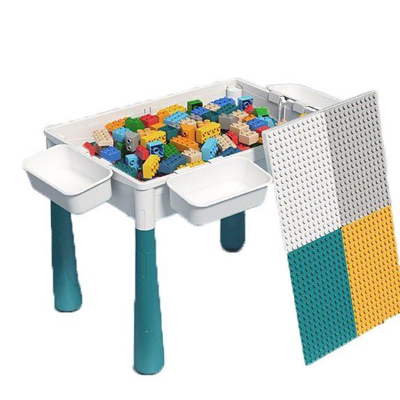 Multifunctional Building Block Table for Children's Early Education, Puzzle Building and Assembly, Large Particle Learning Table, Milk Powder Gift Wholesale