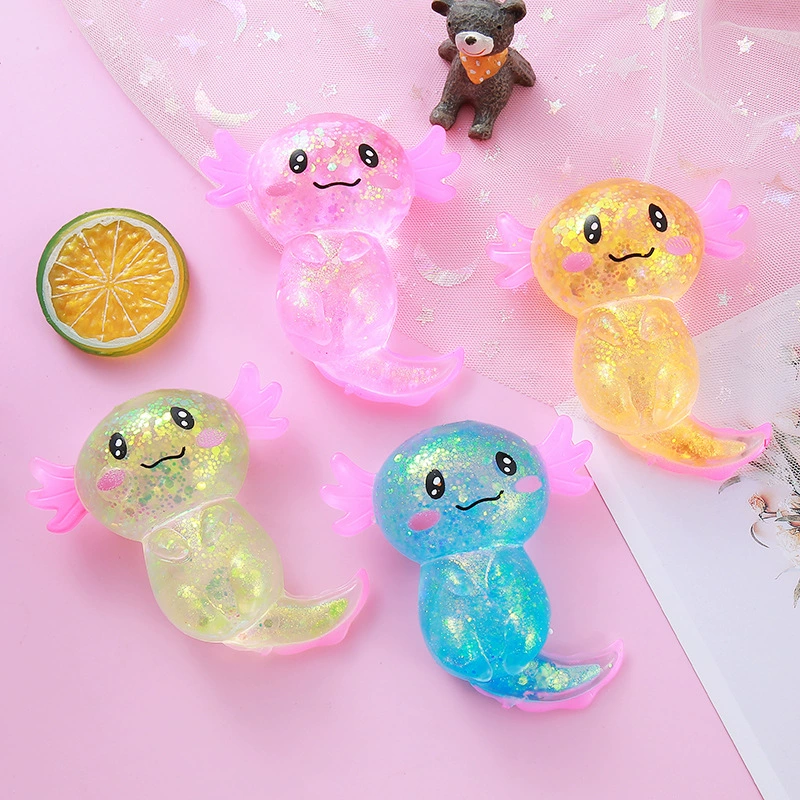 Солодовый сироп декомпрессионный шар вентиляционное отверстие Саламандра животное щепотка музыкальное вентиляционное отверстие детская игрушка вентиляционный шар медленный отскок