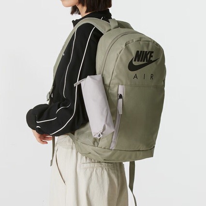Nike Big Kids Casual Camouflage Backpack Large Capacity Backpack Elementary School and High School School Bag Nike Ba6032-320