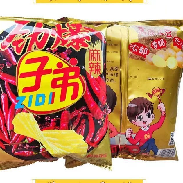 Специалитет из Юньнаньского Куньминя картофельные чипсы, закуски Tudou острый огурец кукуруза оригинальные 95 г большая упаковка