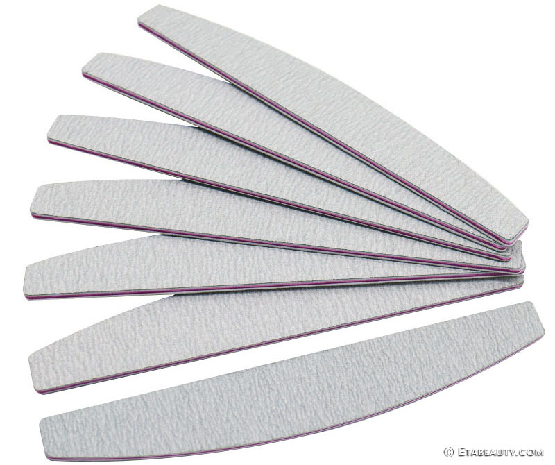 环保EVA海绵砂纸指甲锉批发厂家红芯灰砂斑马锉