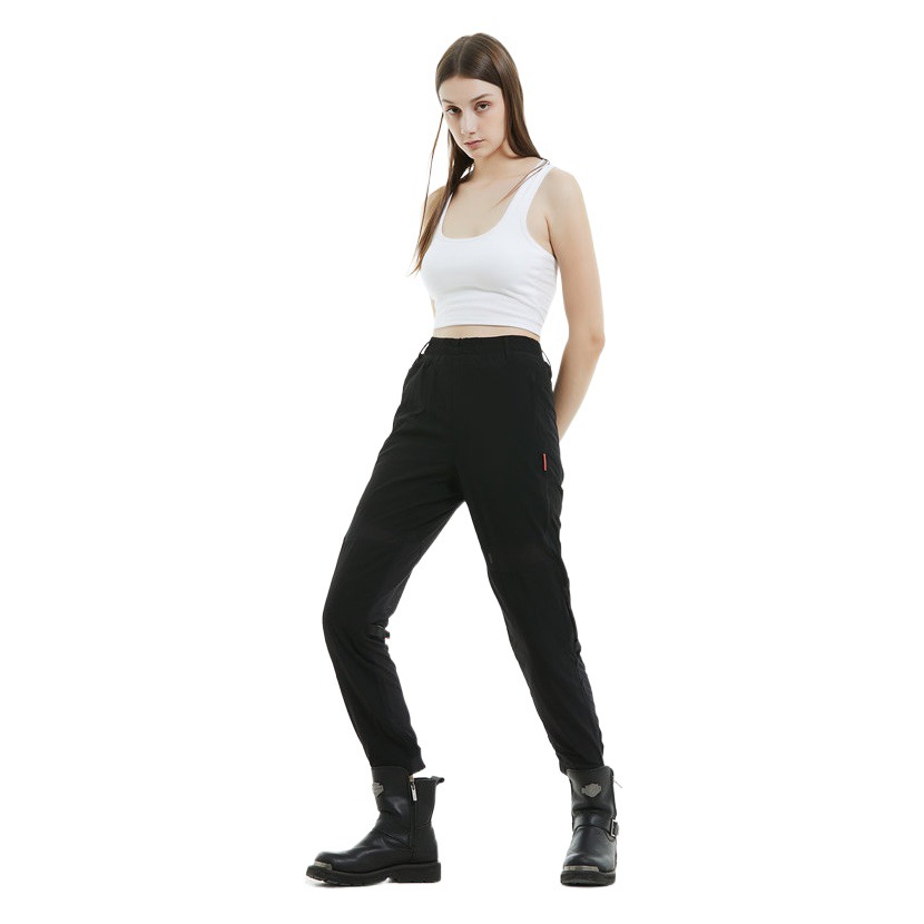 VOLERO motocicleta pantalones de montar de las mujeres de verano de malla de dos vías de flujo transpirable motocicleta elástica anti-caída pantalones de silicona equipo de protección