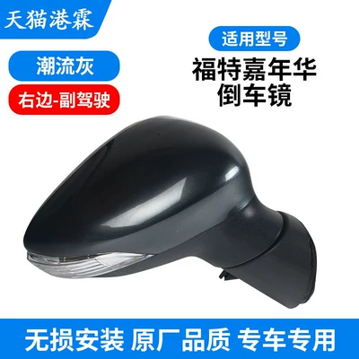 and Right with Painted Reflectors: Rear mirror/rearview mirror assembly - trendy-gray-assembly-co-pilot