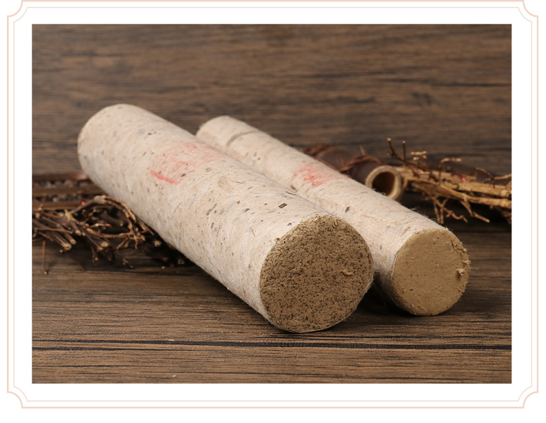 Five-Year Aged Moxa Sticks 4cm Thick Hand-Rolled Mugwort Ai Tiao for Moxibustion Warm Therapy in use