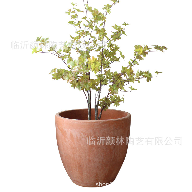 Cerámica rural americana comercio exterior maceta de exportación maceta romana naranja maceta de árboles maceta de cerámica maceta de cerámica maceta de cerámica gruesa maceta grande