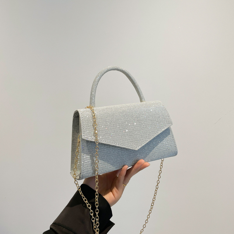 Cadena de moda bolso cuadrado pequeño femenino 2024 otoño nuevo estilo ins cena de moda bandolera bandolera casual de nicho