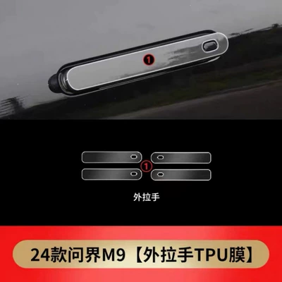Car interior film: navigation screen film, TPU film - exterior-door-handle