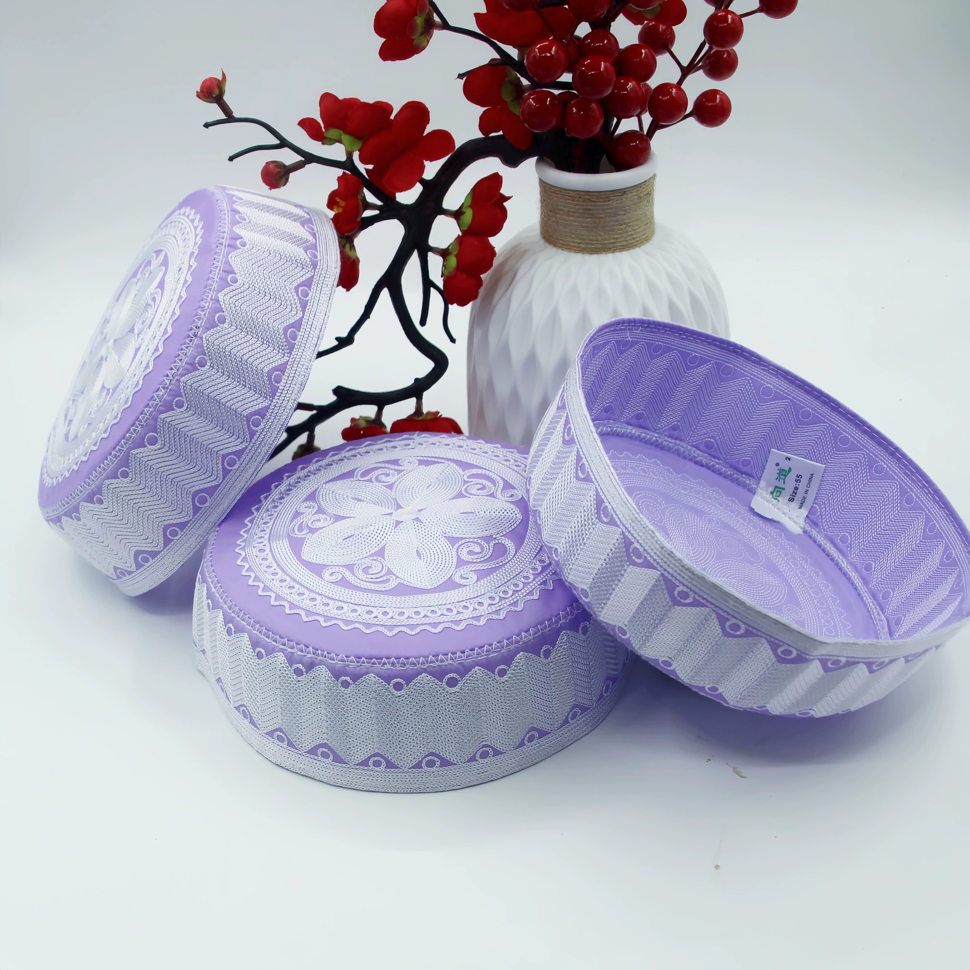 Белая шляпа поклонения шляпа Hui товары мужская шляпа Хуэй мужская шляпа Цинхайская шляпа