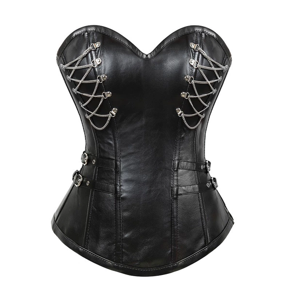 Black leather