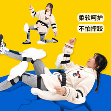 滑雪护具毛绒玩具护臀垫卡通小乌龟护肘护膝成人亲子滑冰防摔垫