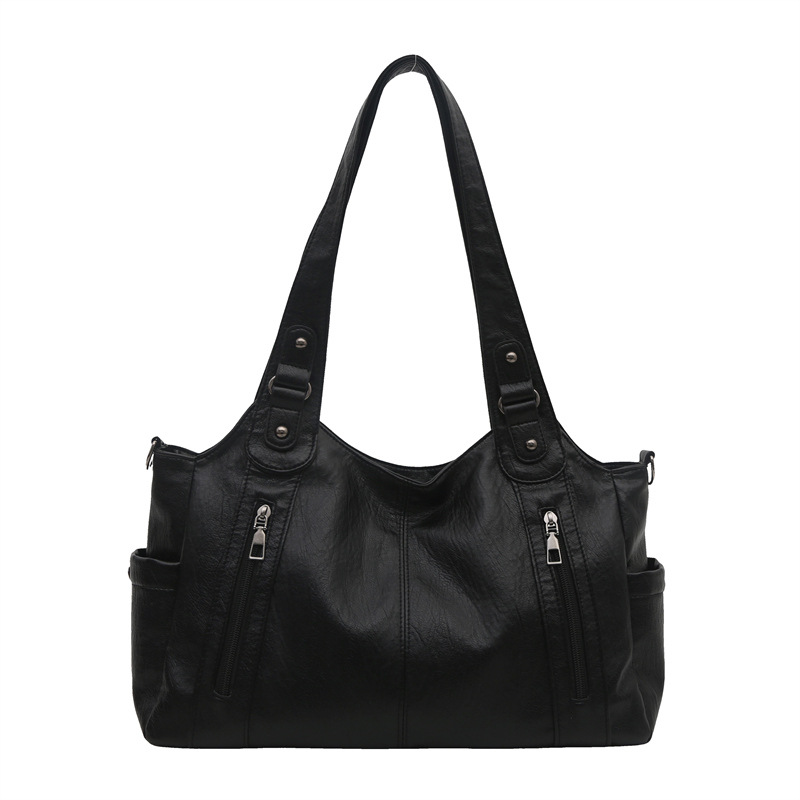 Bolso retro de gran capacidad 2025, nueva textura de moda para viajar bolso de mujer, viaje corto, mochila