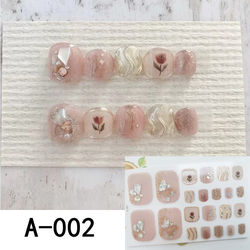 새로운 여름 발 스티커 발 네일 스티커 네일 아트 스티커 22 작은 스티커 네일 아트 발 스티커 발 네일 스티커