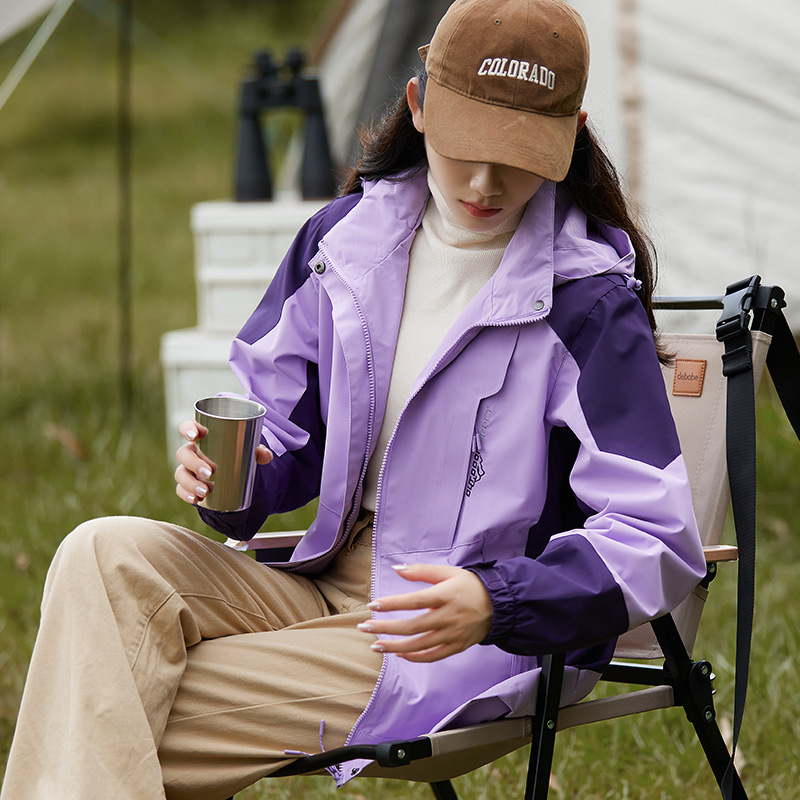 户外山系单层冲锋衣女春秋季防风防水薄款外套徒步运动登山服男潮|undefined