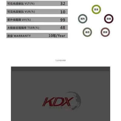 Kdx Kangdexin Car Film Insulation Automotive Film - default-item-high-thermal-insulation-t35-side-rear-window-30m