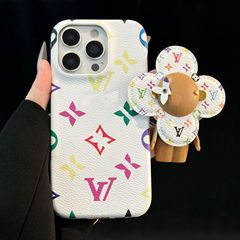 iPhone16Promax携帯電話ケース、トレンディなブランドApple 15/14、スタンド付き軽量高級レザーケース保護カバーに適しています。