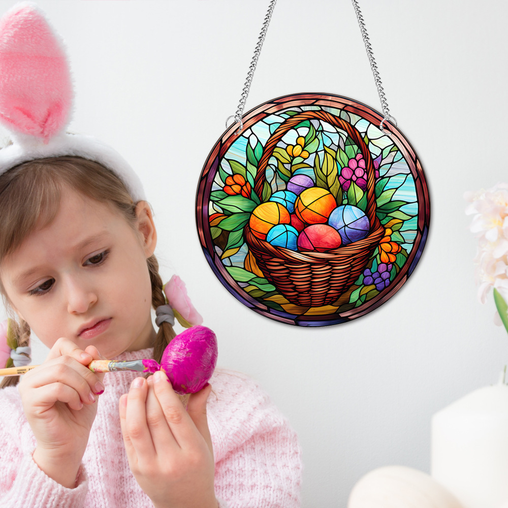 95g Weight pendant Home Textiles & Decor Type Acrylic Material Easter Festival Rabbit Pattern Casual, Elegant, Classical Style Easter Casual Elegant Classical Rabbit Arylic Party Supplies Decorations 97