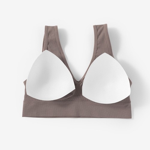 Summer Cross-border Sports Bra with Push-up Lace Edge, Wireless Bralette, Yoga Backless Bra, Wholesale