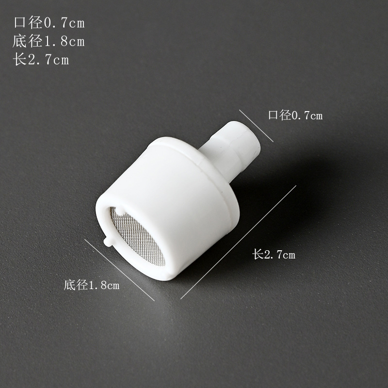 흰색 가중 접시 머리