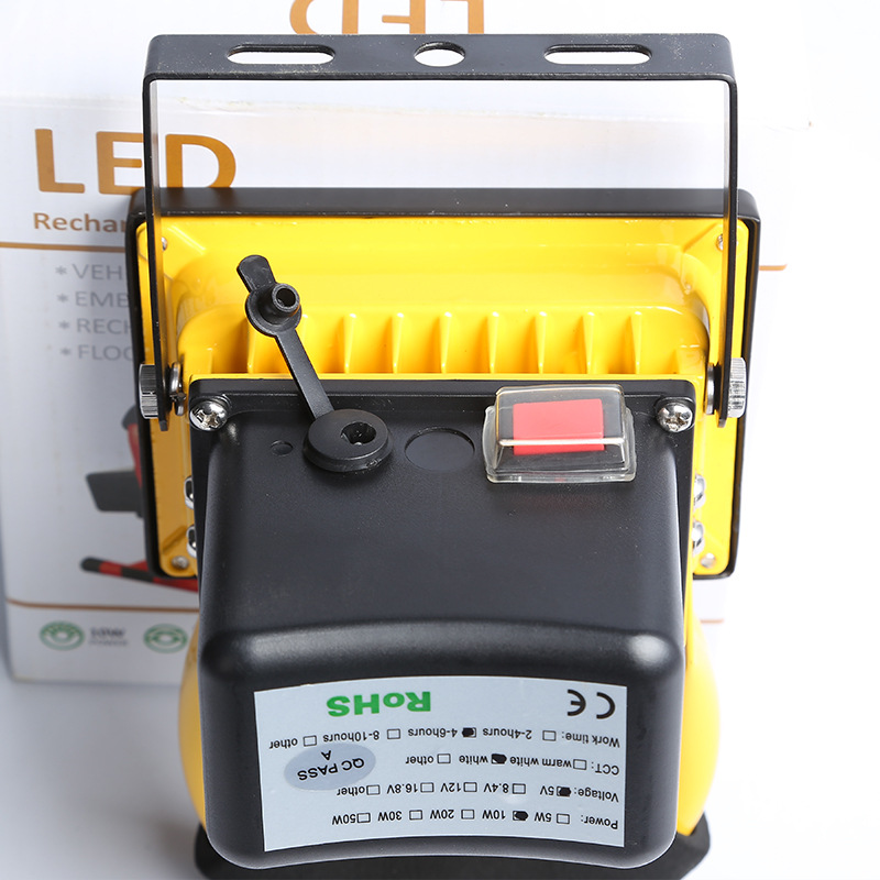 应急可充电投光灯移动便携式手提灯户外露营夜市摆摊超亮强光LED