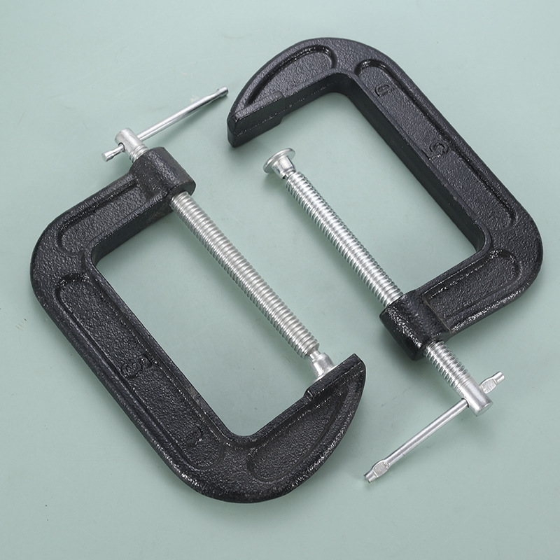 Las ventas de la fábrica de hierro fundido de luz Clip en forma de G Clip en forma de D Clip de carpintería tipo C accesorio fijo Clip de carpintería G (pesado)