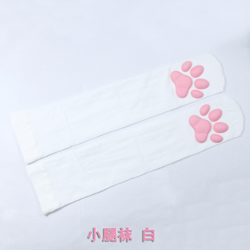 3d猫の爪の靴下のかわいいロリータの2次元のcosアニメは膝の靴下の長い筒のシリコンの肉は猫の爪の靴下を敷きます。|undefined
