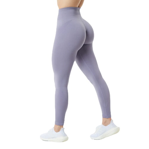Peach European and American Seamless Yoga Pants Women's Buttocks Breathable Yoga Wear Tight Shaping High Waist Sports Bottoming Fitness Pants