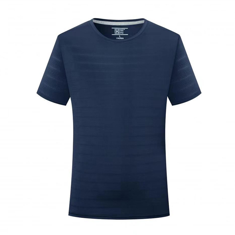 Summer New High-end Technology Ice Sense Quick-drying Round Neck T-shirt Custom logo Group Activity Running Clothes Printing logo