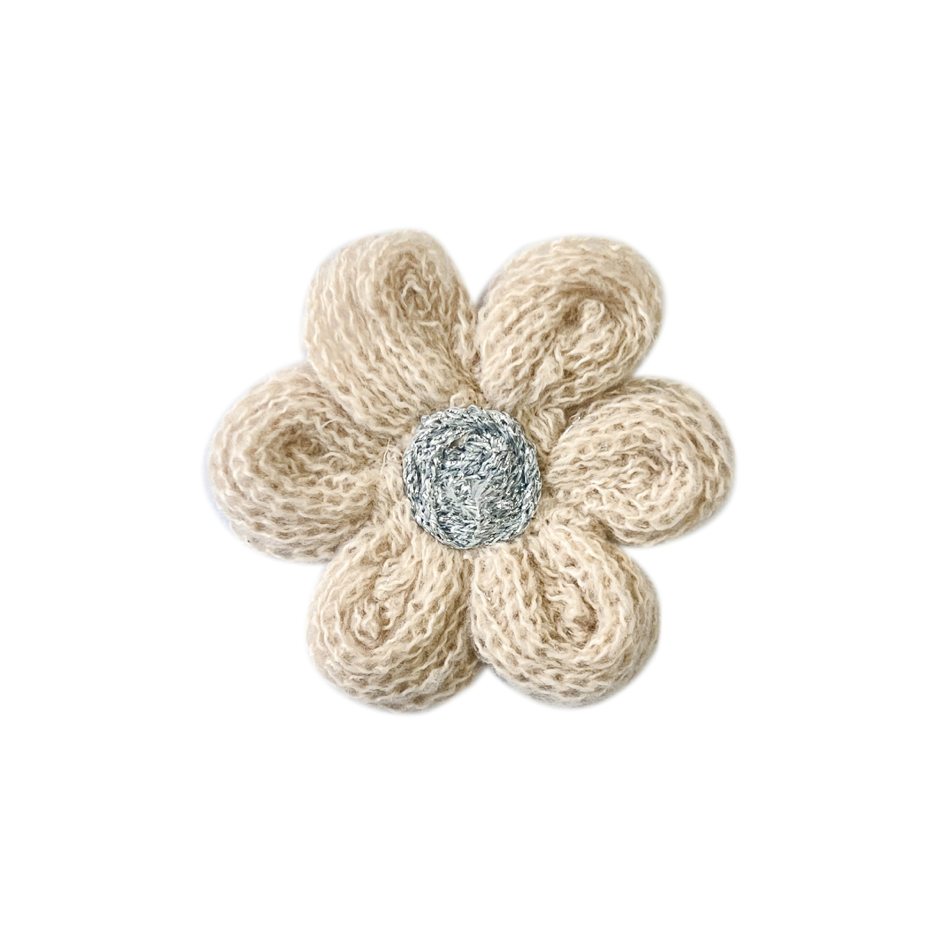 Flor de feltro de mano adorable ropa infantil accesorios flores suéter de invierno suéter de lana hecha a mano flores