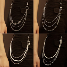 网红金属腰链配饰骷髅头吊坠腰带装饰配裙子牛仔裤链子女夏季现货