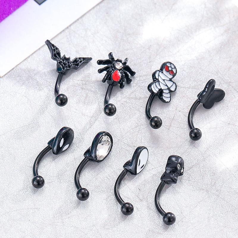 Stainless Steel Eyebrow Nails Lip Nails Piercing Jewelry Multi-style Combination Set display picture 4