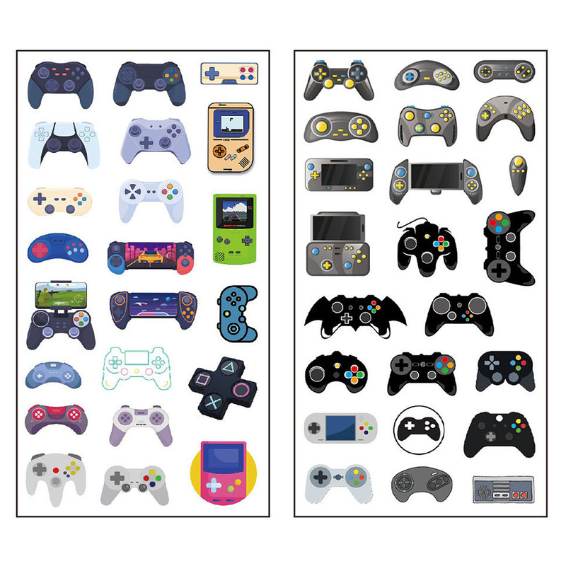 Amazon cross-border e-commerce cartoon game machine tattoo stickers cute water transfer children's birthday party tattoo stickers