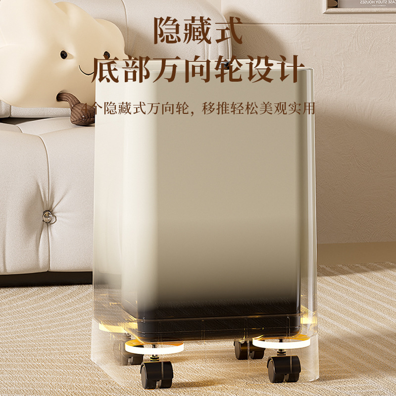 垃圾桶家用轻奢高级感卫生间厨房卧室大号大容量可乐垃圾桶新款|undefined
