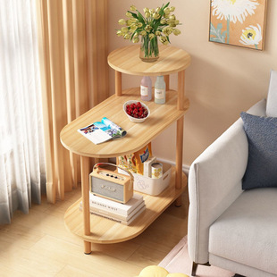 Bedside Cabinet Storage Rack Small Solid Wood Rental House Modern Simple Home Bedroom Simple Extremely Narrow Bedside Cabinet