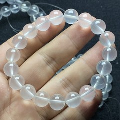 天然ミルクホワイトクリスタルブレスレットブルームーンクリスタルブレスレット卸売