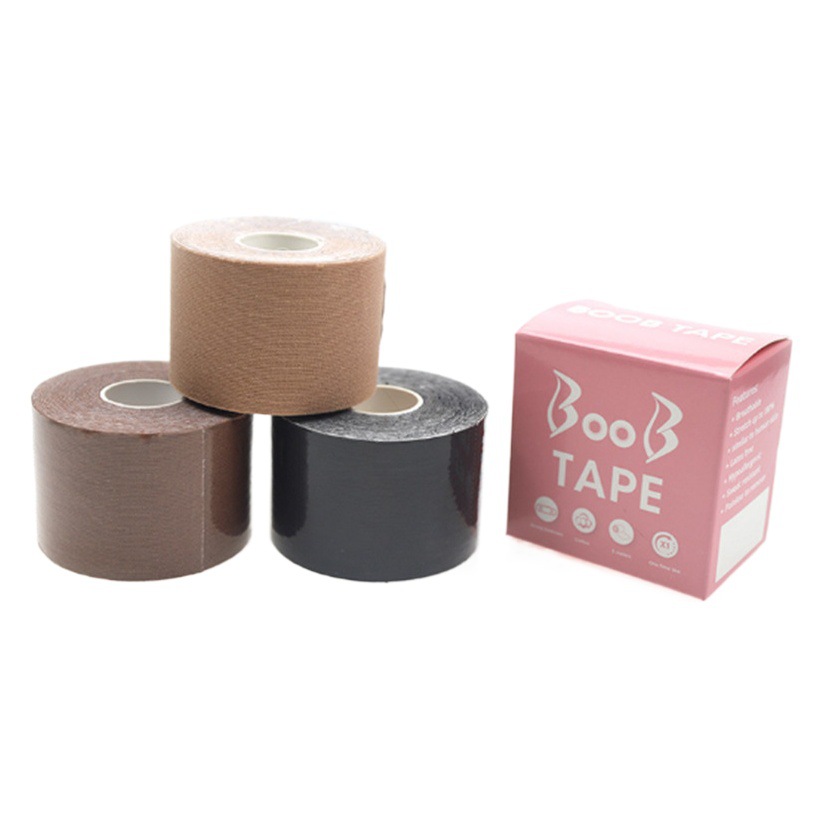 Elastic Sports Muscle Tape, Breast Lift Tape, Skin-Colored Anti-Sagging Breast Tape for Women, Summer Thin Push-Up Breast Tape, Protective
