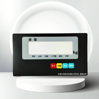 称重仪薄膜面板丝网印刷  仪器仪表按键鼓包贴膜面板