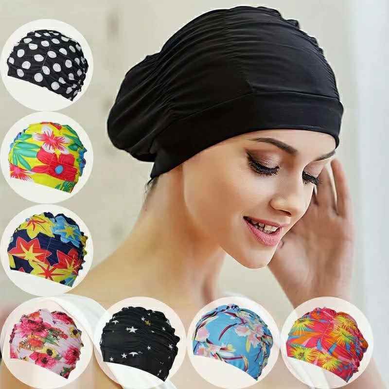 Quick dry elastic travel sports swimming cap for swimming for men and women