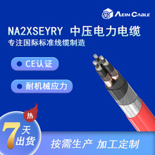 CE认证中压电力电缆 欧标NA2XSEYRY钢丝铠装中压电缆