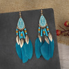 Earrings, ethnic accessory, European style, ethnic style, 2022, boho style