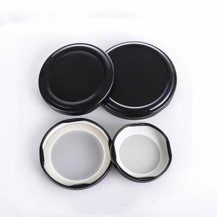 Glass Bottle Lid Tinplate Lid High Temperature Resistant Canned Chili Sauce Special Metal Lid for Pickles Bottle Sealing