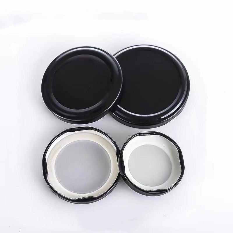Glass Bottle Lid Tinplate Lid High Temperature Resistant Canned Chili Sauce Special Metal Lid for Pickles Bottle Sealing