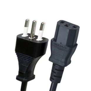 Manufacturer Supplies Swiss Three-Core Power Cord, 3-Core Plug with Suffix, Swiss Pure Copper Power Cord Wholesale