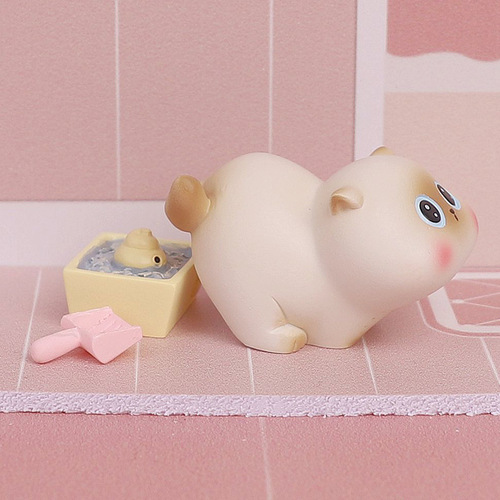 Creative trendy figurine handcrafted cat figure blind box, cute Siamese kitten, Instagram-style windmill decoration, wholesale