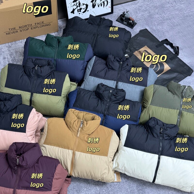 Putian American version of North Face 1996 down jacket 700 fill power, fluffy, for couples, cross-border, white duck down, long-sleeved, thickened