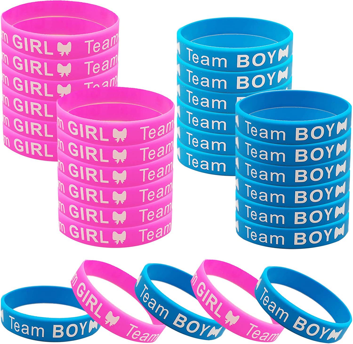 El fabricante hizo la pulsera del silicón que imprime el género masculino y femenino revela la correa de muñeca blanca roja y azul de la mariposa de las huellas de la impresión