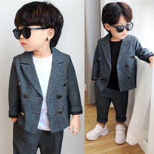 [2489 People Praise] Spring and Autum New British Style Kidsren's Clothing, Boys' Suits, Kidsren's Casual Suits
