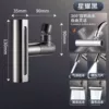 ABS material black kitchen waterfall faucet color box set complete accessories